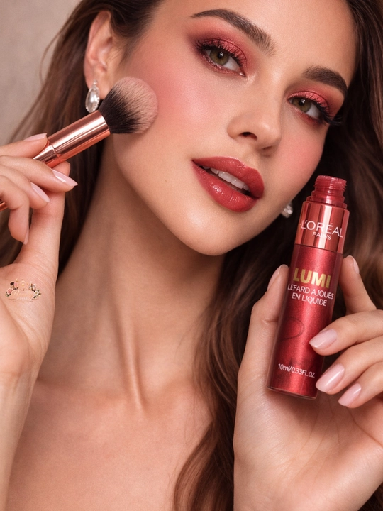 L'Oréal Lumi Liquid Blush, Жидкие Румяна Сияние, Натуральный Цвет Glow 10 мл