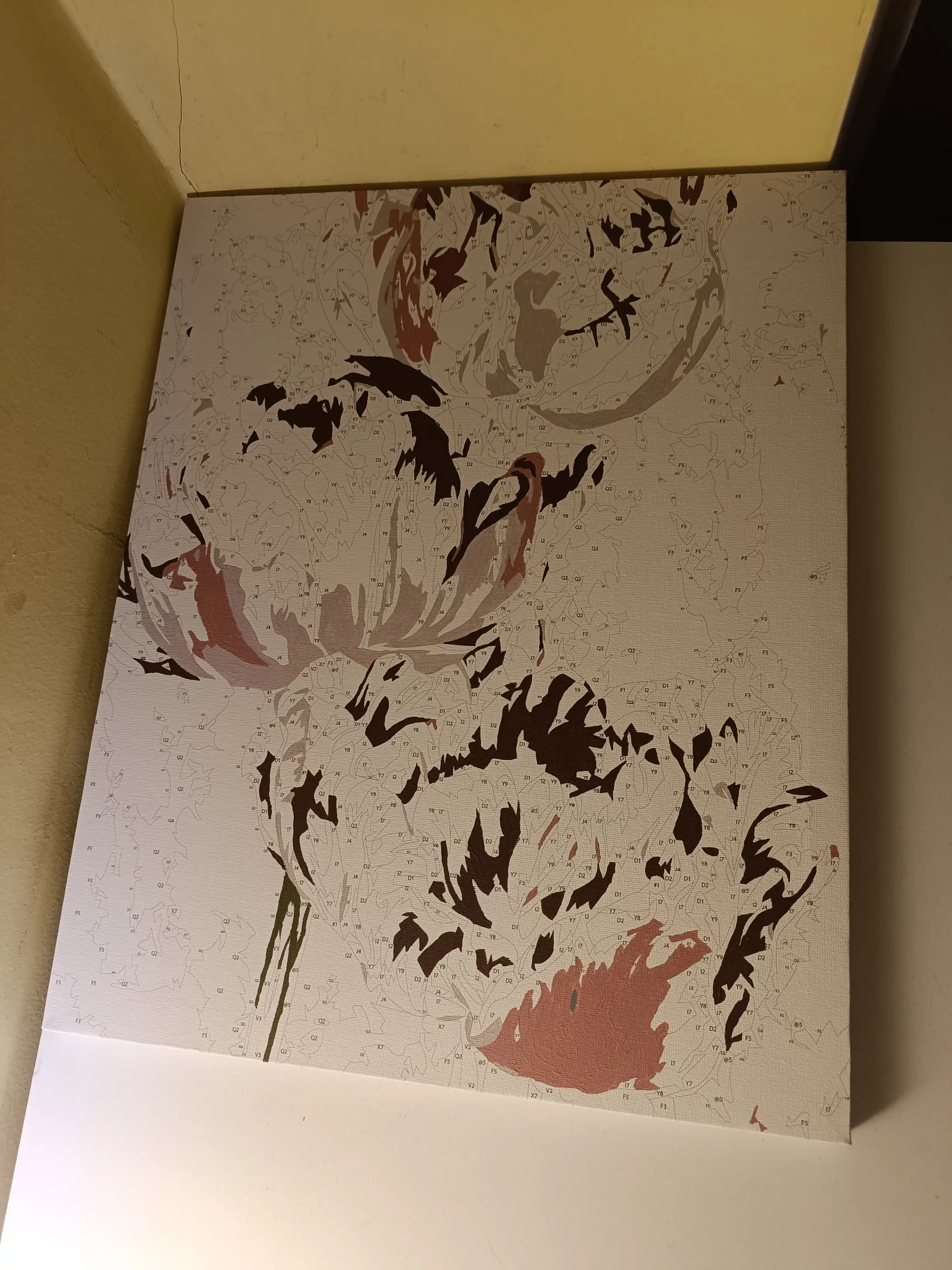 Raqamlar, bo'yicha rasm chizish ARTERY Gullar, 40*50 sm