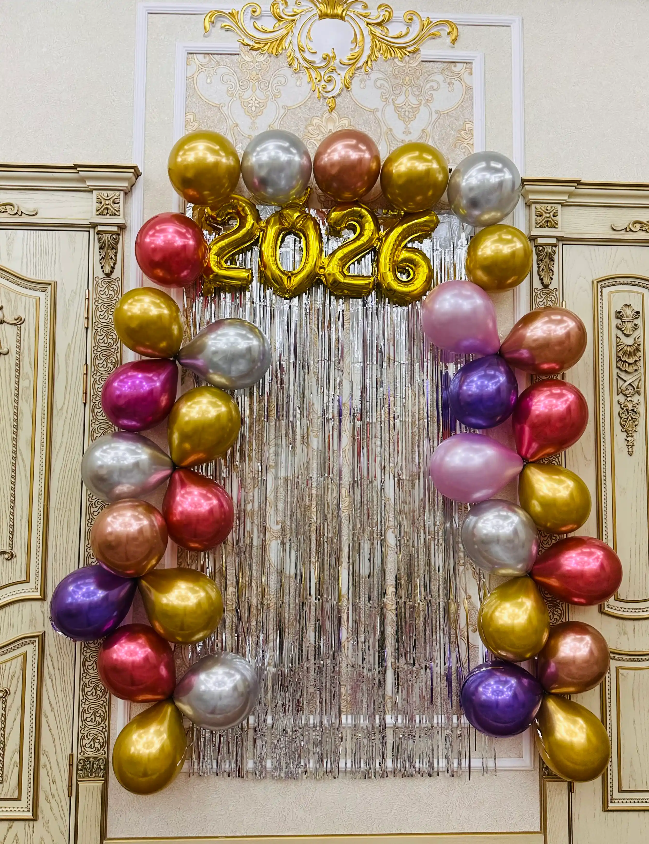 Воздушный шар 2026, новогодние, праздничные украшения, выпуск 2026 года, цифры