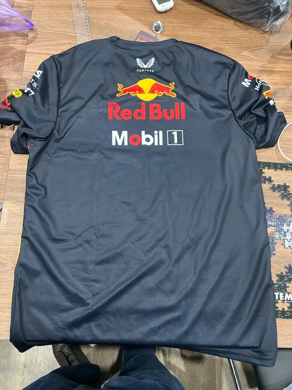 Erkaklar uchun Formula 1 uslubidagi sport futbolkasi, avtosport, kundalik kiyish uchun