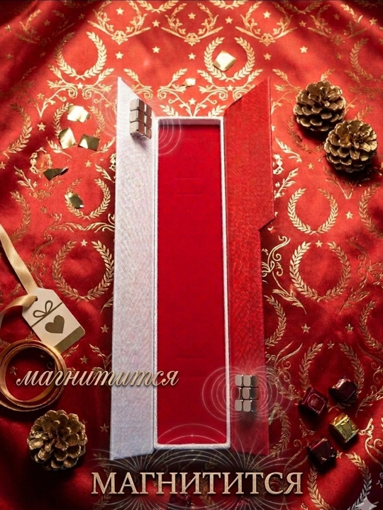 Подарочная коробка для украшений, бордовый бархат, футляр для бижутерии и золота