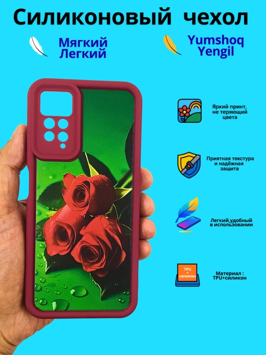 Redmi Note 12 Pro (4G), Note 11 Pro (4G) smartdoni  uchun g'iloflar