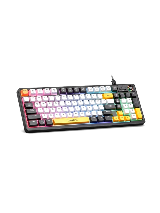 IMICE AK-300 RGB Gaming klaviatura – zamonaviy o‘yin klaviaturasi, rangli yoritish