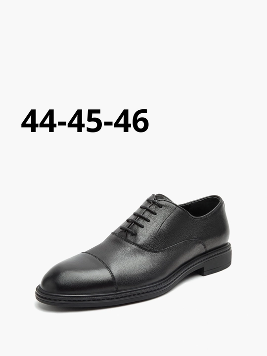 Erkaklar uchun Vilikan Faara Shoes tuflilar, eko charm, qora rang, o`lcham, 44-46 - 