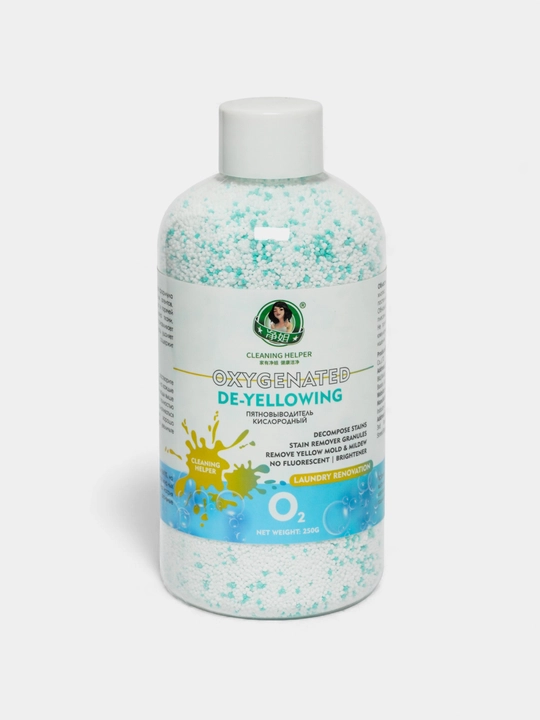 Кислородный отбеливатель Cleaning Helper 250 г — против желтизны и стойких пятен