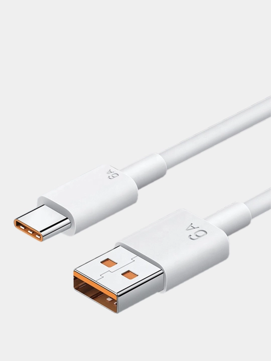 USB Type-C kabel 6A - tez zaryadlash uchun Xiaomi Honor Huawei