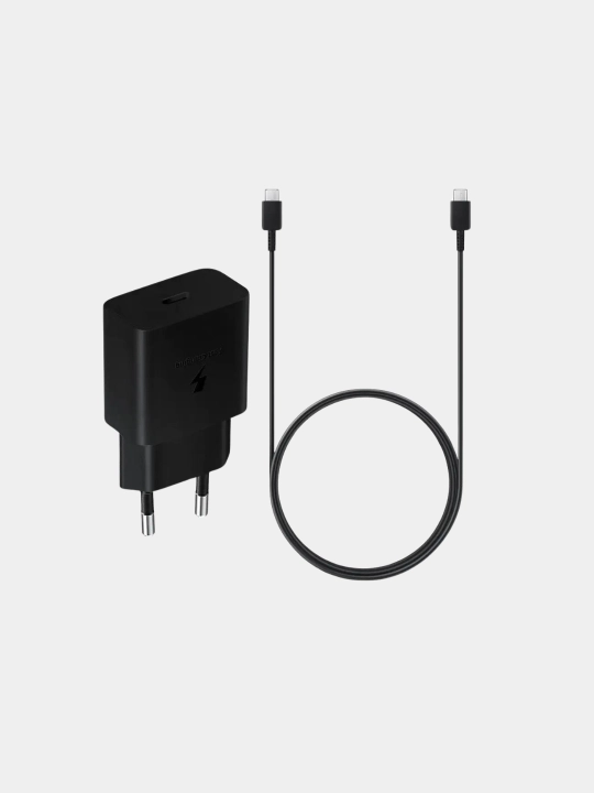 Samsung 25W original tez zaryadlovchi USB-C (Type-C) kabel bilan