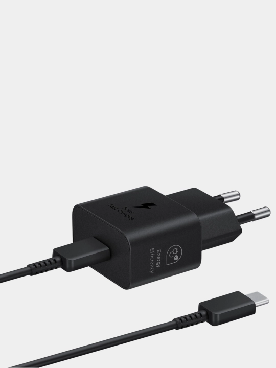 Samsung 25W original tez zaryadlovchi USB-C (Type-C) kabel bilan