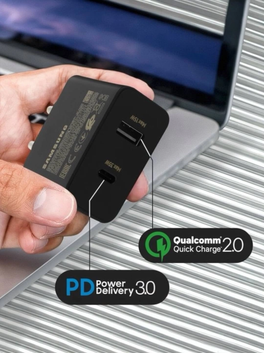 Fast Charger 35W PD zaryadlovchi (Samsung mos) + Type-C kabel