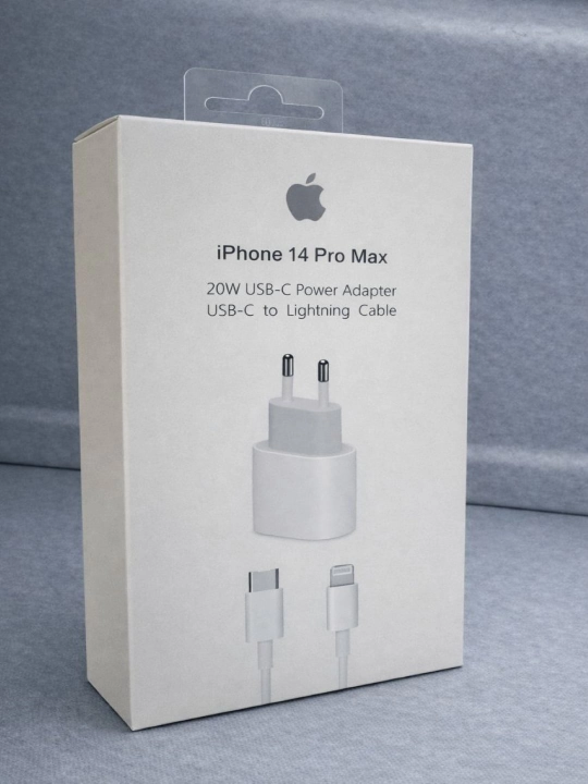 Зарядное устройство 20W + кабель Type-C/Lightning — для iPhone, iPad