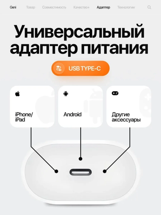 IPhone zaryadlovchisi 35W PD Type-C to Lightning kabel bilan