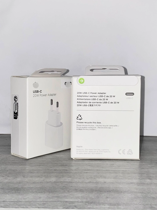 Адаптер USB‑C 20W — быстрая зарядка для iPhone 13–17