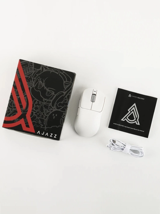 AJAZZ AJ199 MAX Игровая мышь, Carbon, проводная, беспроводная, Bluetooth для CS GO Gaming