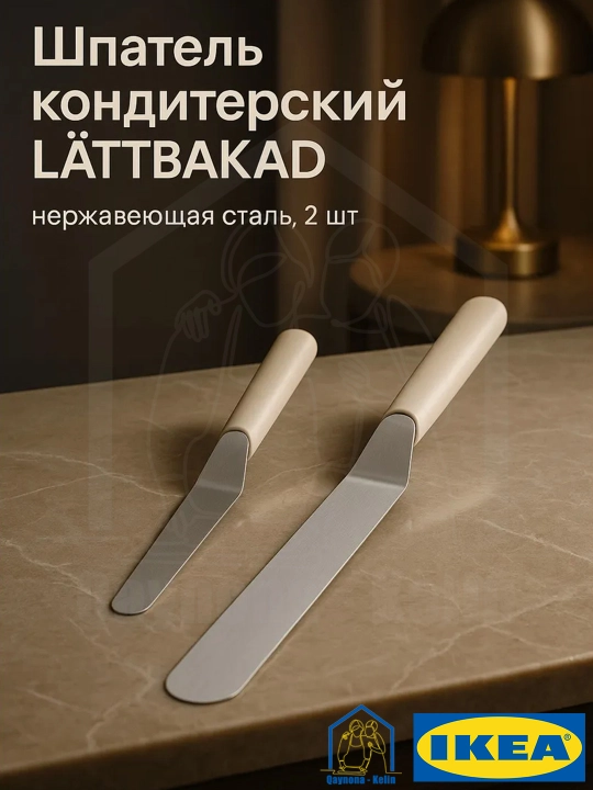 Шпатель-лопатка кондитерская, для торта, IKEA LATTBAKAD 304.852.65