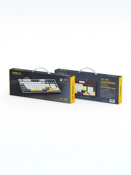 IMICE GK-800 Mexanik Gaming Klaviatura – RGB Yoritish va Premiu Dizayn