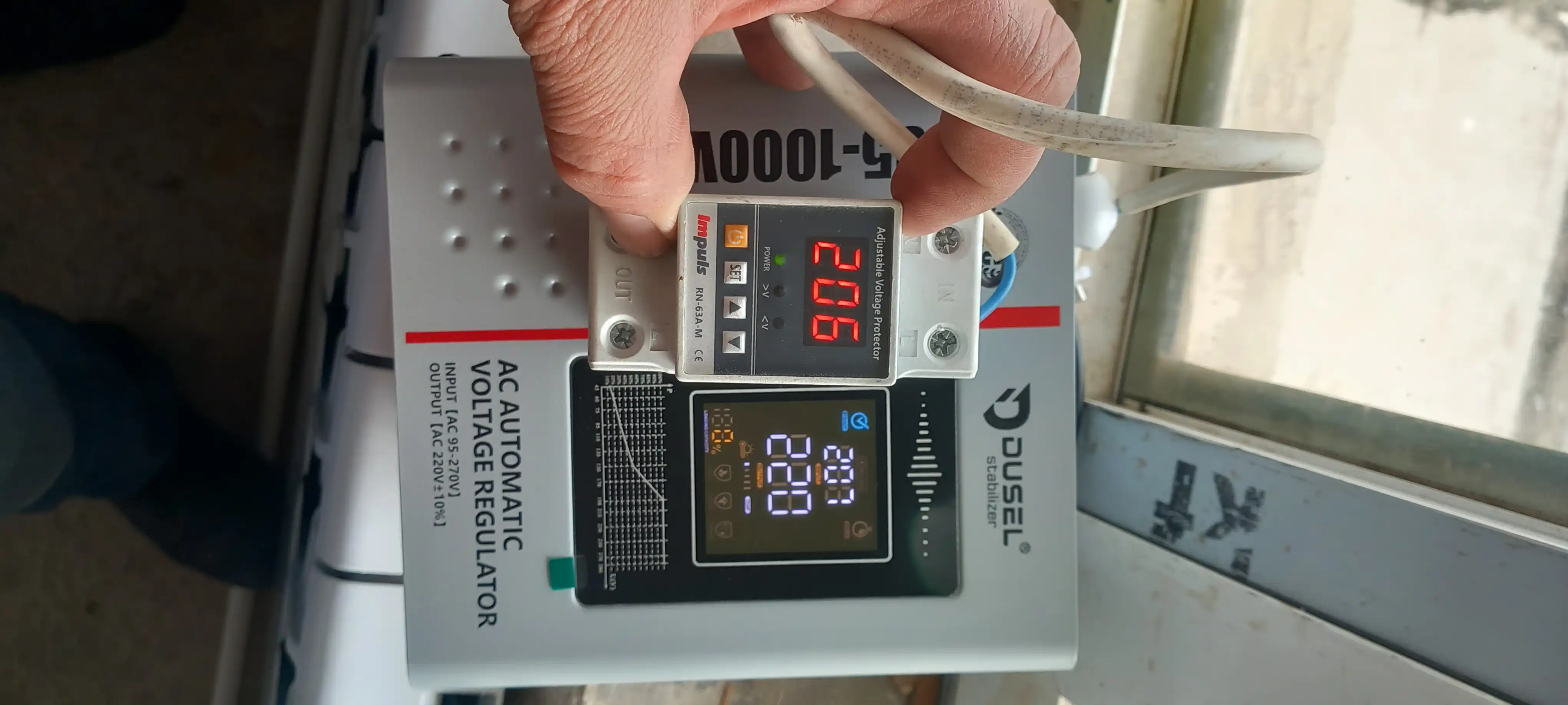 Dusel kuchlanish stabilizatori 1KVA, 2KVA, 5KVA