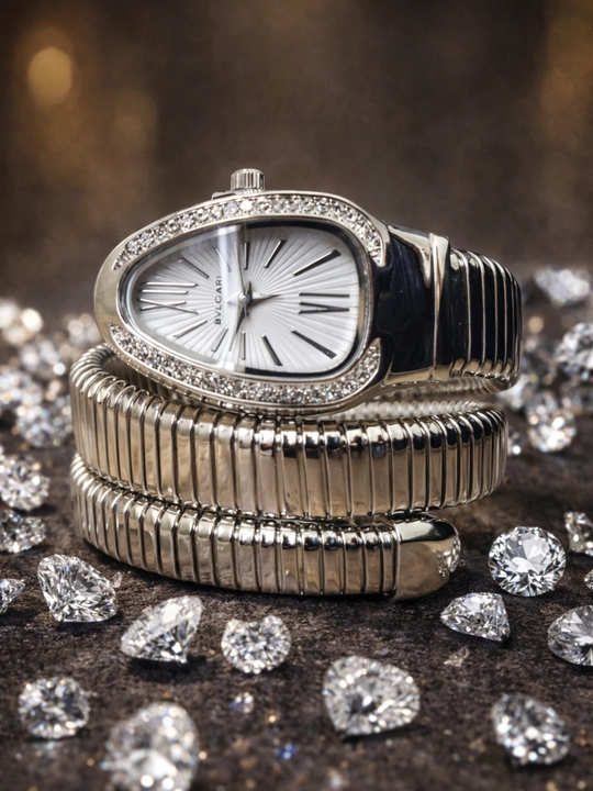 Ayollar uchun Bvlgari Serpenti soati — ikki ilonli nafis dizayn - 