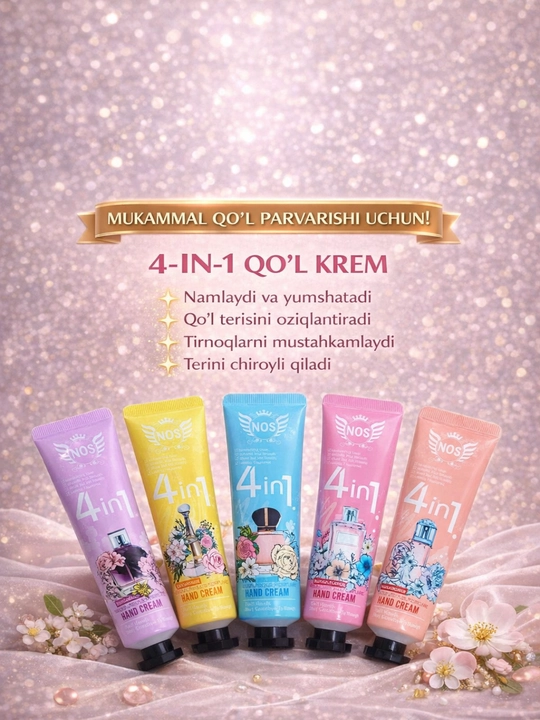 Qo‘l krem namlovchi qo‘l krem ayollar uchun qo‘l krem 4 in 1 qo‘l kre qo‘l uchun krem - 