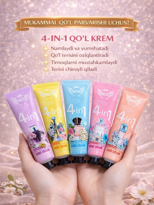 Qo‘l krem namlovchi qo‘l krem ayollar uchun qo‘l krem 4 in 1 qo‘l kre qo‘l uchun krem
