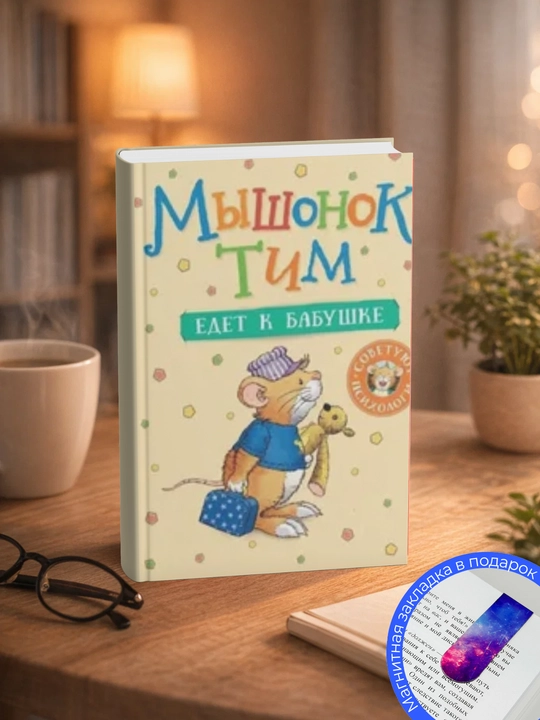 Анна  Казалис-Мышонок Тим едет к бабушке - 