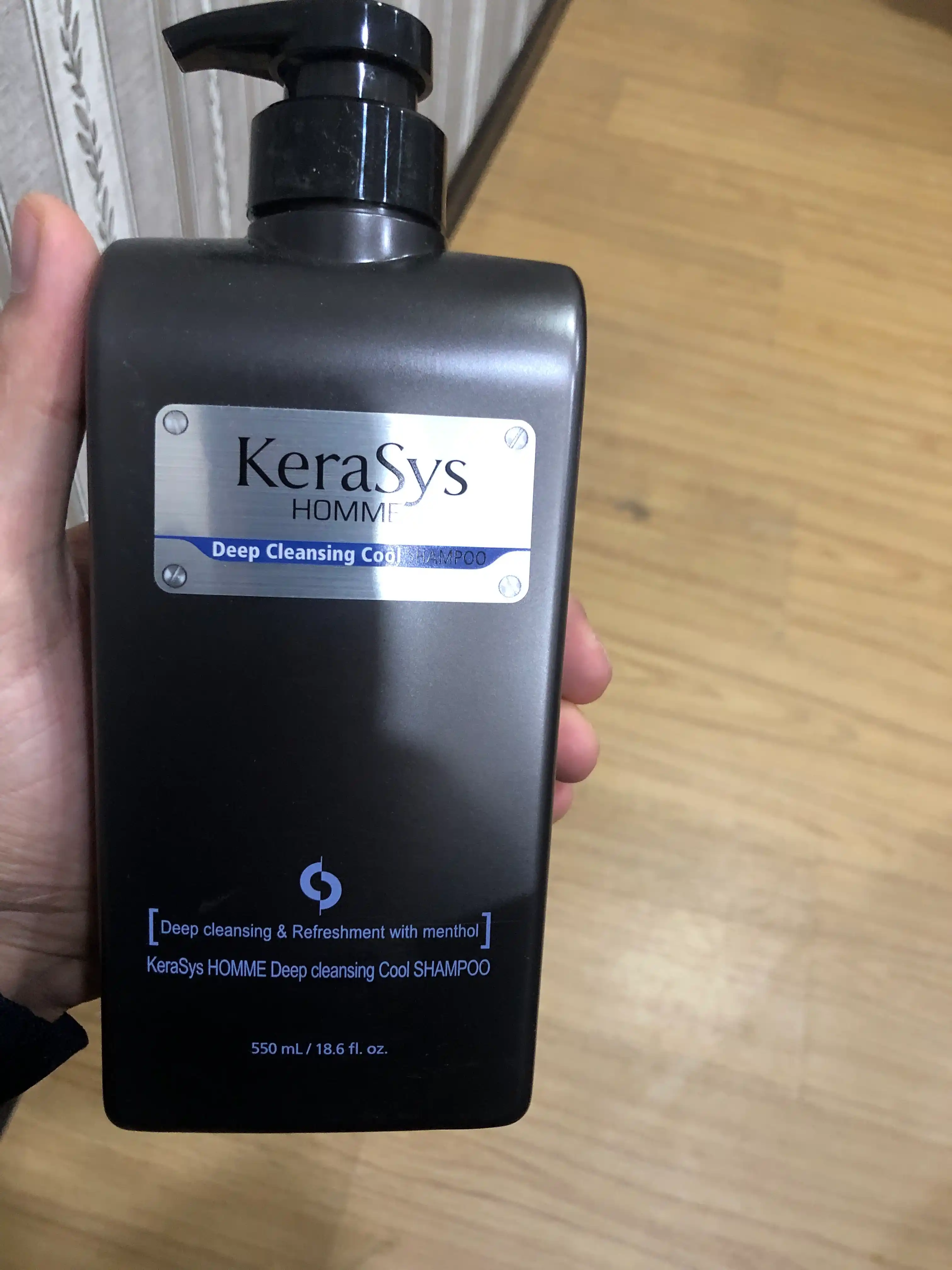 Шампунь для мужчин, глубокое очищение с ментолом, Kerasys Homme, 550 мл