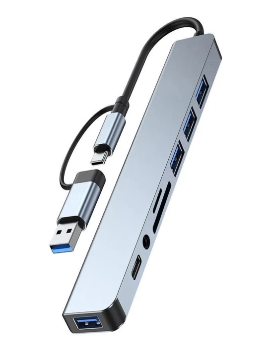 MacBook uchun Type-C Hub HDMI Adapter, smartfon uchun USB Hub USB 3.0
