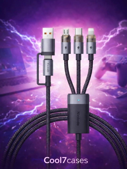 Mcdodo 6in1 100W fast charging, barcha modellar uchun tezkor quvvatlash - 