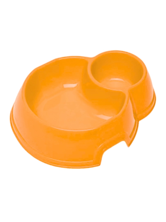 Двойная миска для кошек и собак, 25 x 19.5 x 6.5 см
