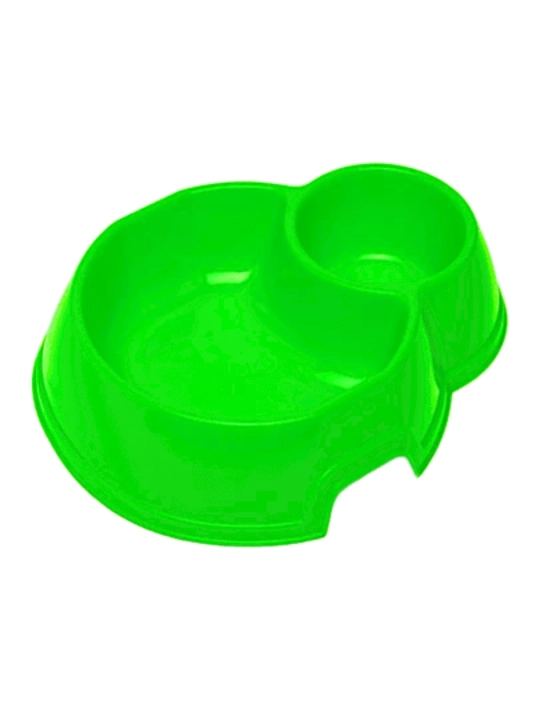 Двойная миска для кошек и собак, 25 x 19.5 x 6.5 см