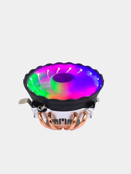 Система охлаждения процессора компьютера, RGB, 2-трубная - 