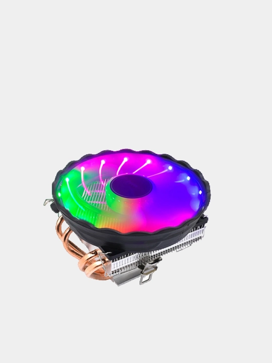 Система охлаждения процессора компьютера, RGB, 2-трубная