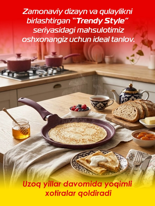 Tova quymoq uchun ushlagich bilan AP "Mystery" chiziq "Trendy style"