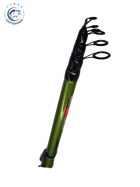 Teleskopik baliq ovlash tayoq 60-120 g kuchli qarmoq spinning