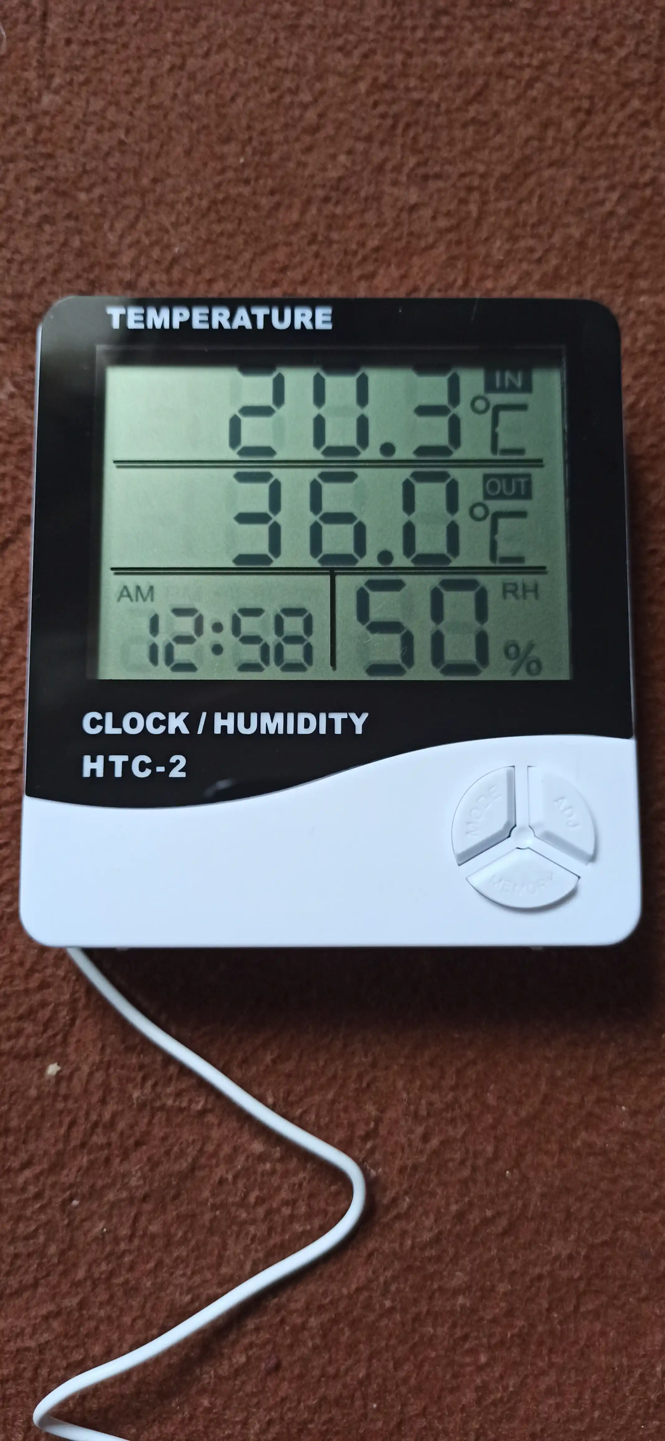 Termogigrometr HTC-2