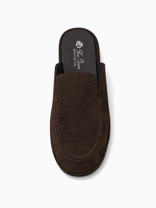 Ayollar uchun slip-on zamsh loferlari, qulay va yengil poyabzal, quti va hujjatlar bilan