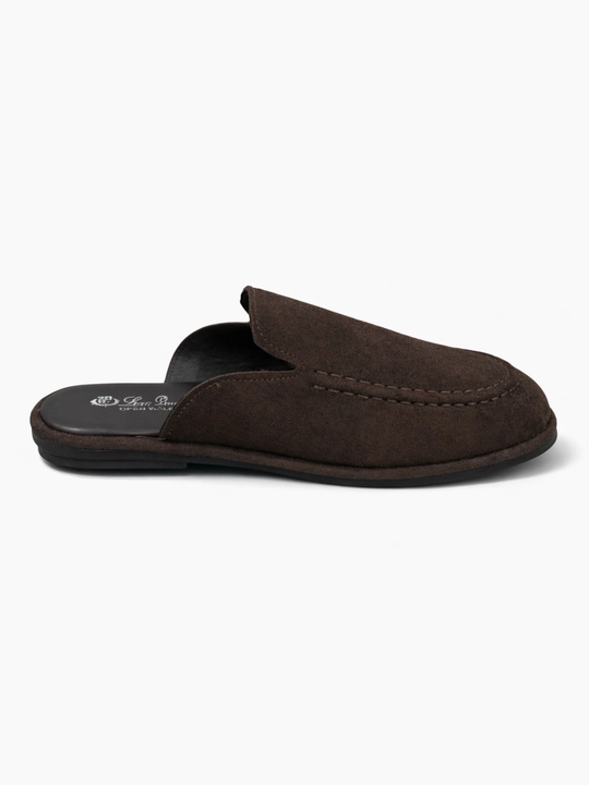 Ayollar uchun slip-on zamsh loferlari, qulay va yengil poyabzal, quti va hujjatlar bilan