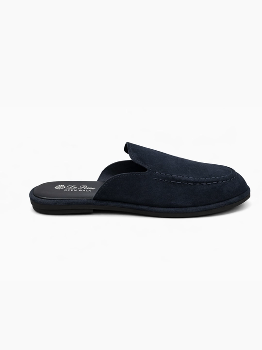Ayollar uchun slip-on zamsh loferlari, qulay va yengil poyabzal, quti va hujjatlar bilan