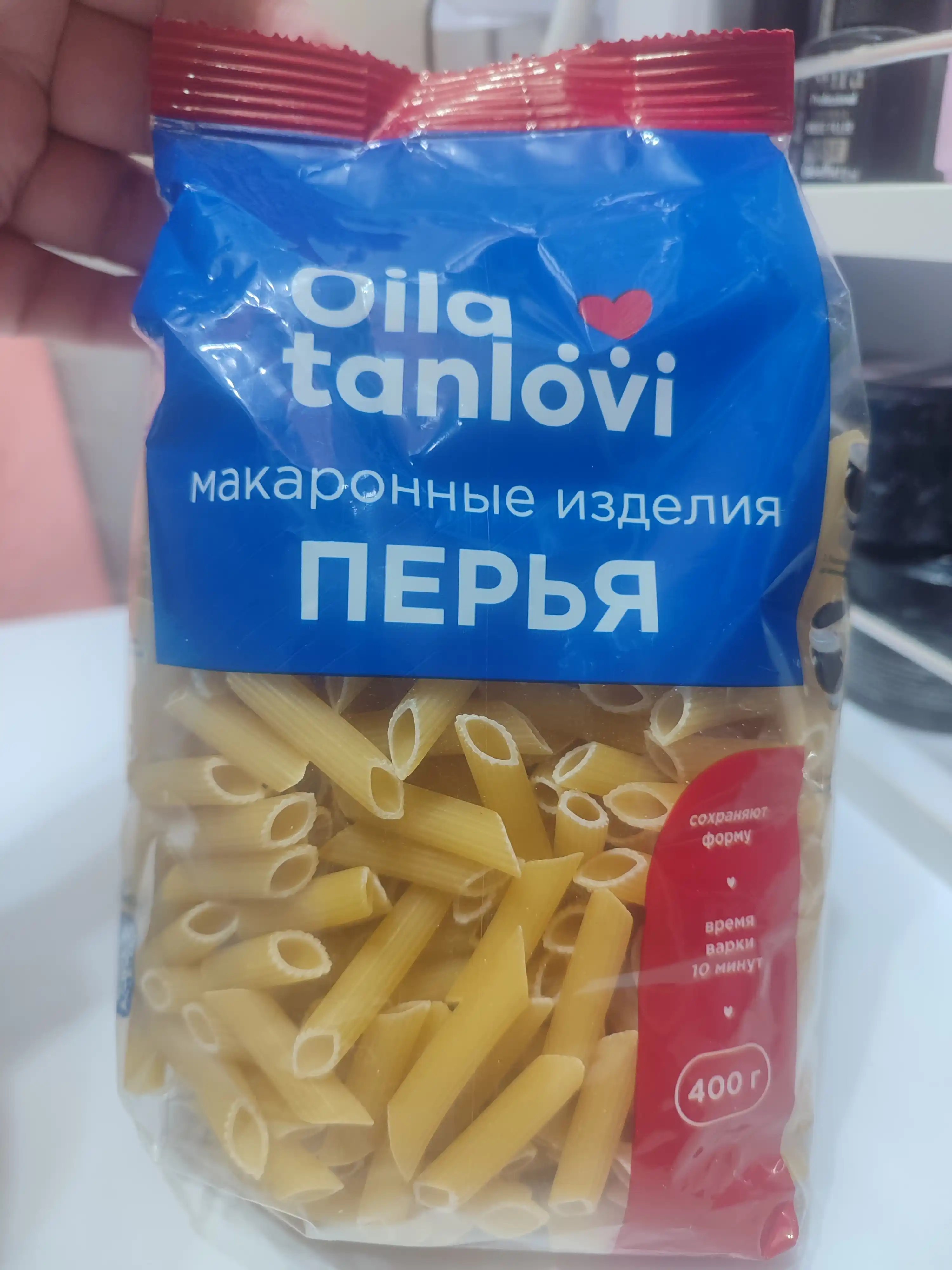Макаронные изделия Oila Tanlovi Перья, 400 г