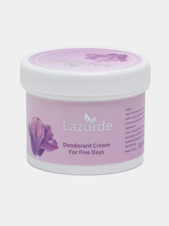 Lazurde ter va hiddan dezodorant kremi, LAVINE, erkaklar va ayollar uchun antiperspirant, 50 g