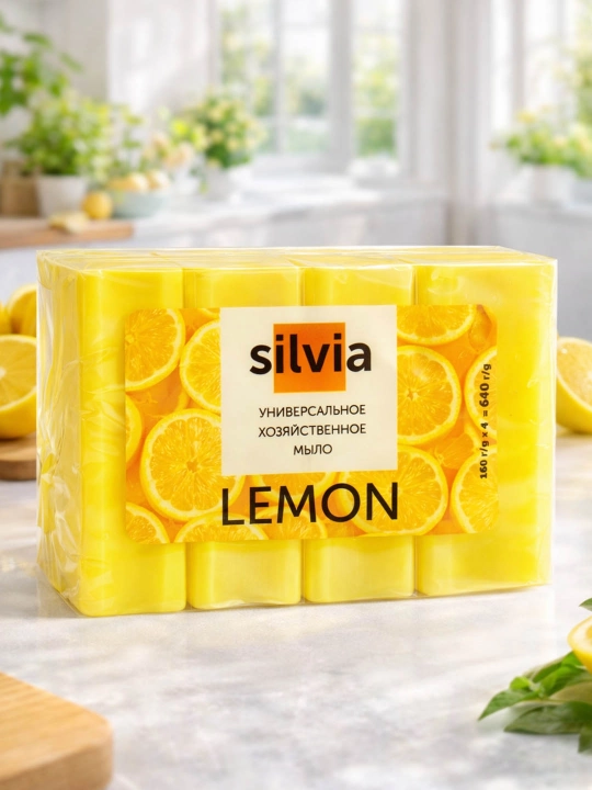 Silvia sovuni Limon ifori, 4 dona 160 g - 