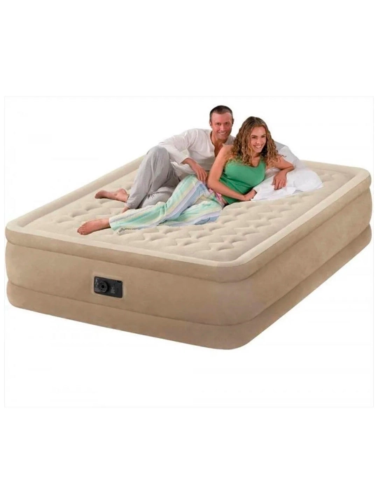 Intex 64428 Ultra Plush — премиальный комфорт для сна дома и в путешествиях