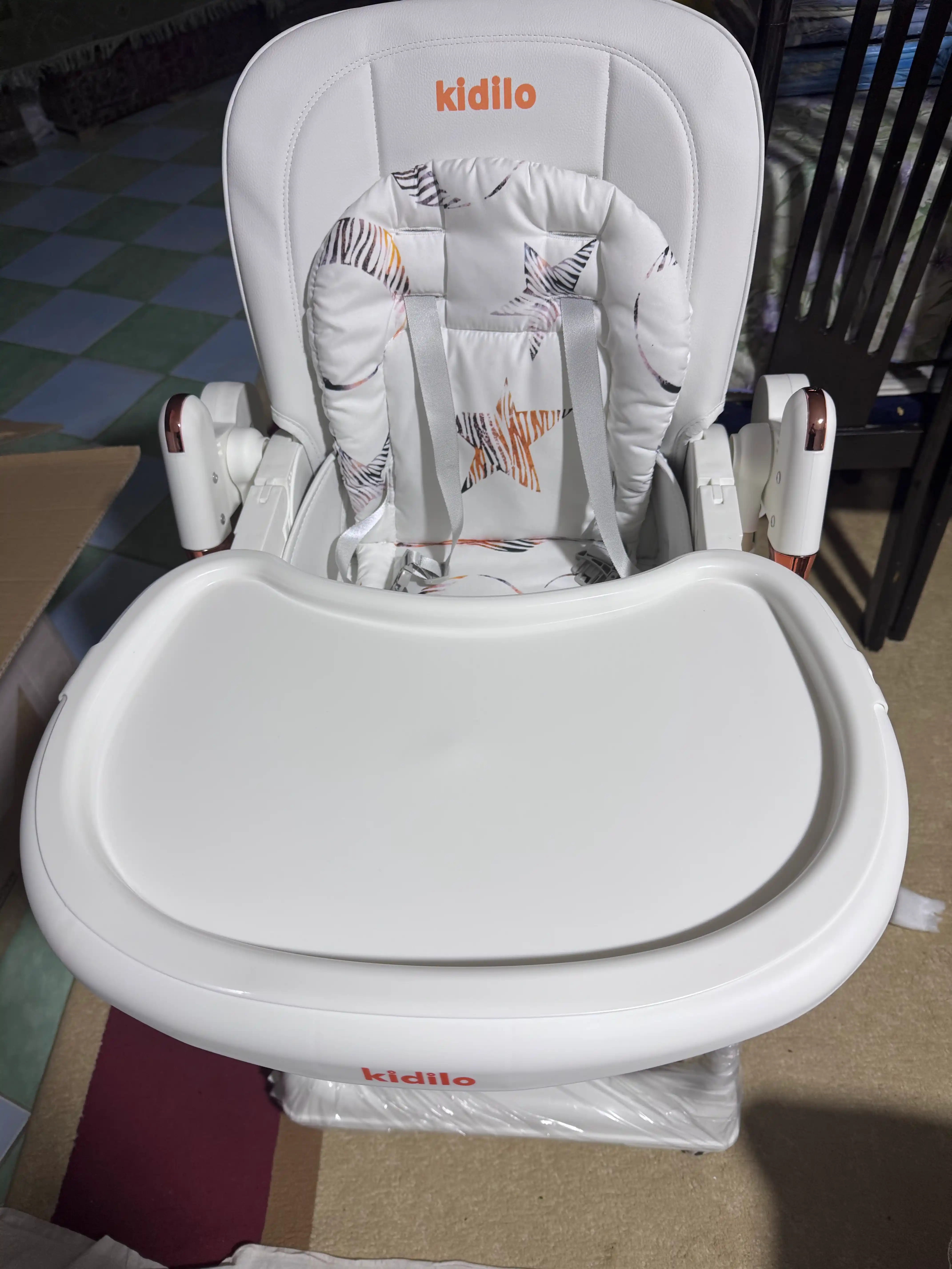 Детский стульчик для кормления+ качели, 2 в 1 Kidilo-8166