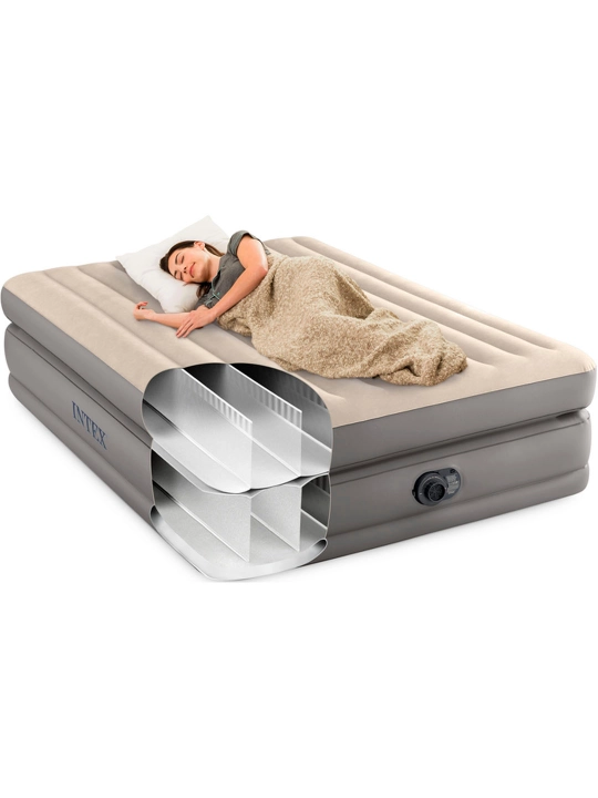 Intex 64164 Prime Comfort Elevated — премиальныйй комфорт для идеального сна
