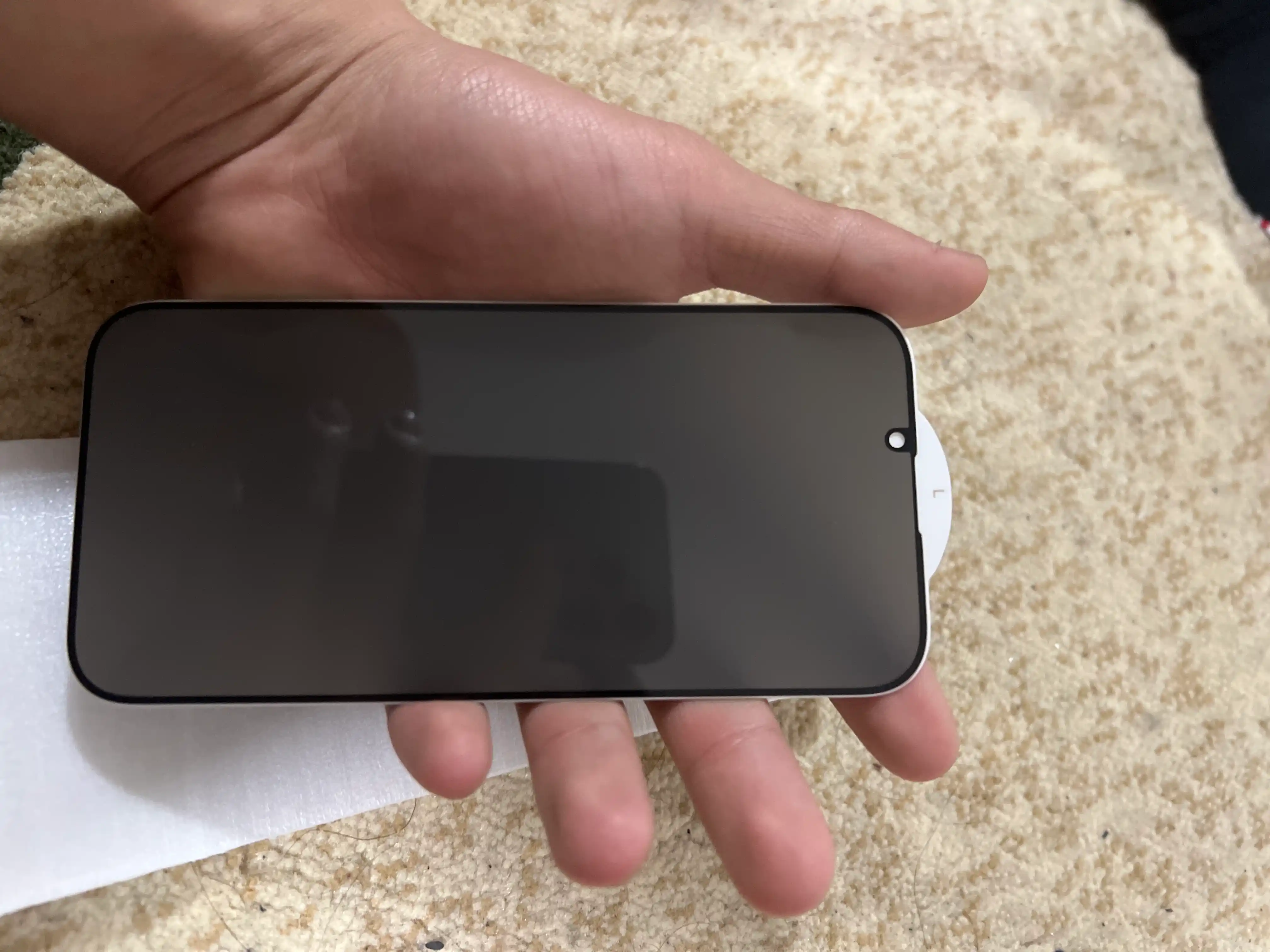 Защитное стекло aнтишпион для iPhone 11,12,13,14,15,16,6s,7,8,SE,XR,XS,Pro,Max,Plus Mini