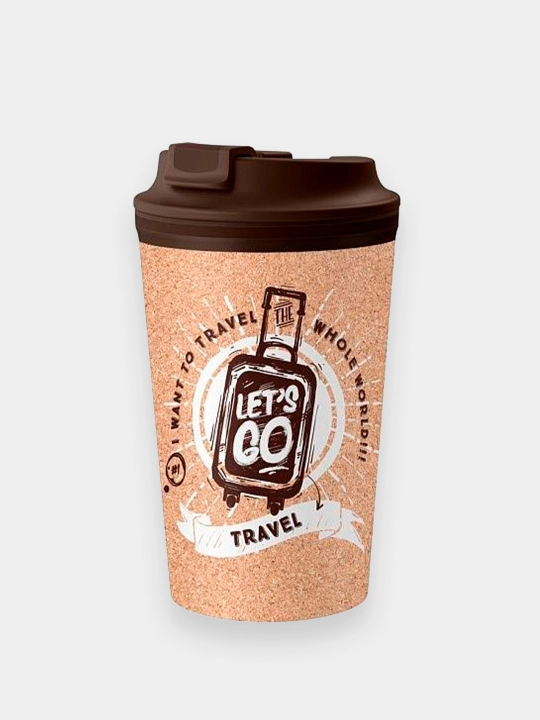 Bezakli termostakan (jigarrang) BYTPLAST "TRAVEL" 433282214 350 ml 1 dona 6x1 - 