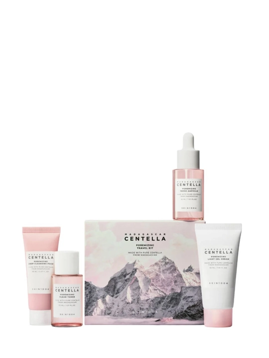 Мини-набор для глубокого очищения и сужения пор SKIN1004 Poremizing Travel Kit - 