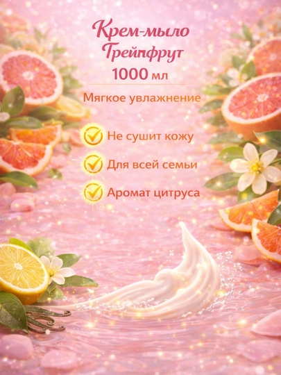 Grapefruit Perfetto suyuq sovuni, 1000 ml