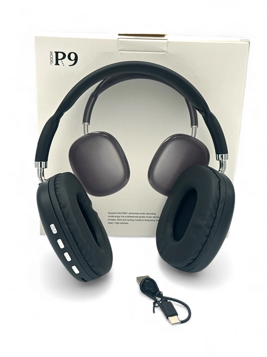 Беспроводные наушники Bluetooth P9 с микрофоном, полноразмерные