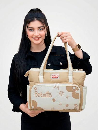 Сумка в роддом Bebetto, для мамы и малыша, 26×36 см, вместительная, много отделений