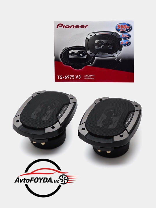 Avtomobil kolonkalasi Pioneer TS-6975V3, Champion 6x9, 550 Vt, kuchaytirgich kerak emas